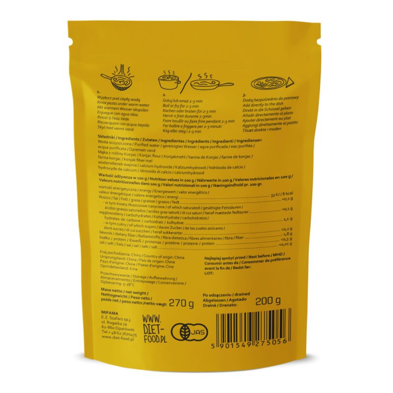 Spaghetti από Konjac Keto-Friendly Diet Food 200g