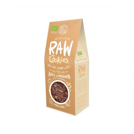 Bio Raw Cookies με Μήλο & Κανέλα Diet Food 100g