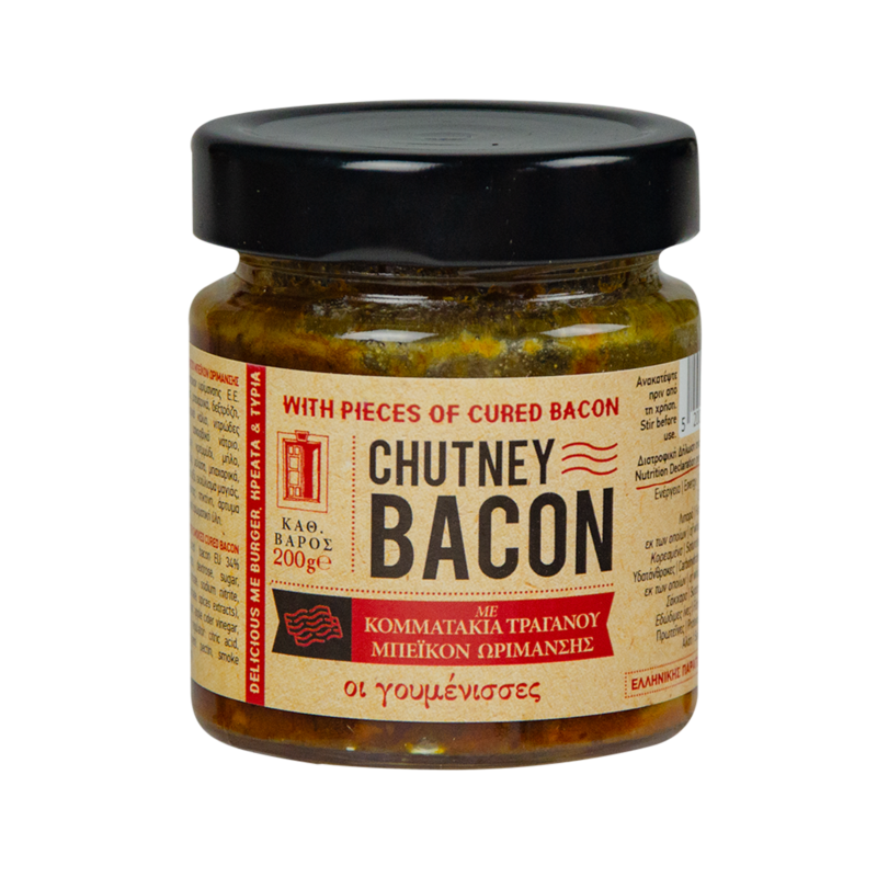 Οι γουμένισσες Chutney Bacon 200gr