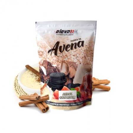 1kg harina de avena sabor arroz con leche harina de avena de elevenfit la harina de avena elevenfit es una buena fuente de hidra 550x550