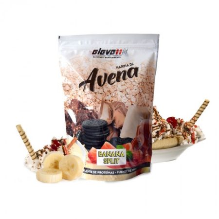 1kg harina de avena sabor banana split harina de avena de elevenfit la harina de avena elevenfit es una buena fuente de hidratos 550x550