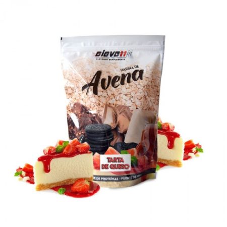 1kg harina de avena sabor tarta de queso harina de avena de elevenfit la harina de avena elevenfit es una buena fuente de hidrat 550x550