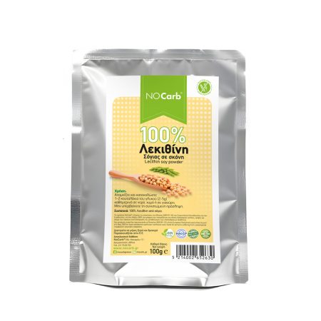 NOCARB LECITHIN 100g 100% Λεκιθίνη σόγιας σε σκόνη NoCarb 100g