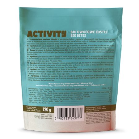 Bio Bites ACTIVITY fruit cubes - with protein 120 g