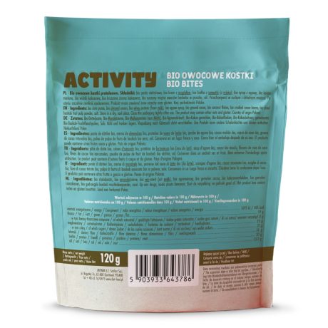Bio Bites ACTIVITY fruit cubes - with protein 120 g