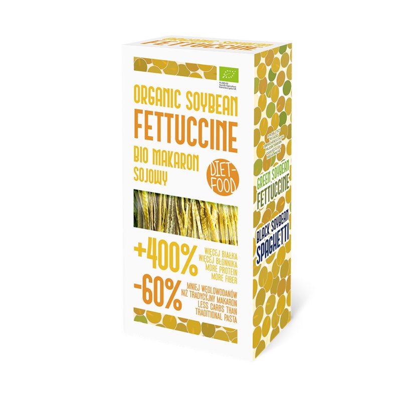 Βιολογικά ζυμαρικά - fettuccine από σόγια 100% Lower Carbs Diet Food 250g
