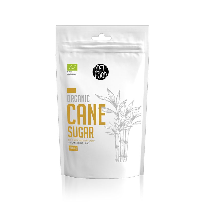 Βιολογική ζάχαρη από ζαχαροκάλαμο Diet Food 400g