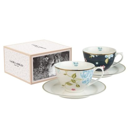 Laura Ashley – Heritage Σετ Δώρου 2 Φλυτζάνια Τσαγιού με Πιατάκι – 183527